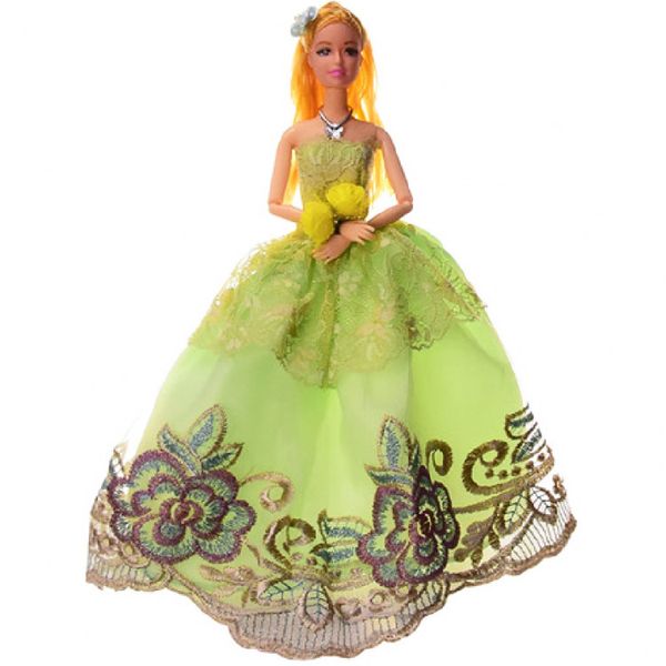 Кукла в бальном платье на шарнирах, 29 см Зеленый (YF1157G(Light-Green)) YF1157G(Light-Green) фото