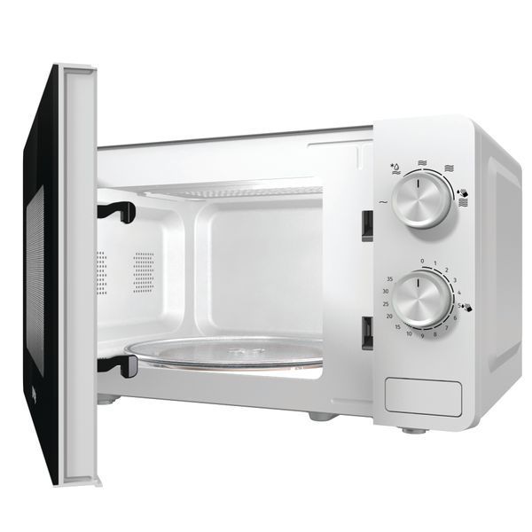 Микроволновая печь Gorenje, 17л, мех. управл., 700Вт, белый MO17E1W - Уцінка MO17E1W фото