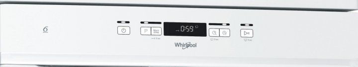 Посудомийна машина Whirlpool, 14компл., A++, 60см, дисплей, білий WRFC3C26 фото