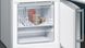 Холодильник Siemens з нижн. мороз., 192x70х80, холод.відд.-400л, мороз.відд.-105л, 2дв., А++, NF, дисплей, нерж (KG56NHI306)