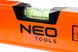Уровень Neo Tools алюминиевый, 40 см, 2 капсулы, фрезерованный (71-081)