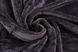 Плед Ardesto Flannel, 160х200см, 100% поліестер, темно-сірий