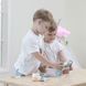 Детская плита Viga Toys PolarB с посудой и грилем, складная (44032)