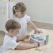 Детская плита Viga Toys PolarB с посудой и грилем, складная (44032)