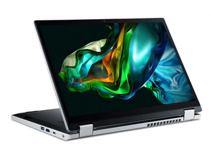 Ноутбук Acer Aspire 3 Spin 14 A3SP14-31PT 14" WUXGA IPS Touch, Intel P N200, 8GB, F256GB, UMA, Lin, серебристый (NX.KENEU.004) NX.KENEU.004 фото