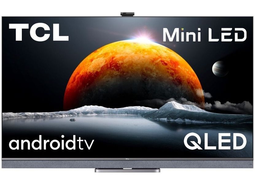 Телевізор 55" TCL Mini LED 4K 100Hz Smart, Android TV, Silver, ONKYO sound (55C825) 55C825 фото