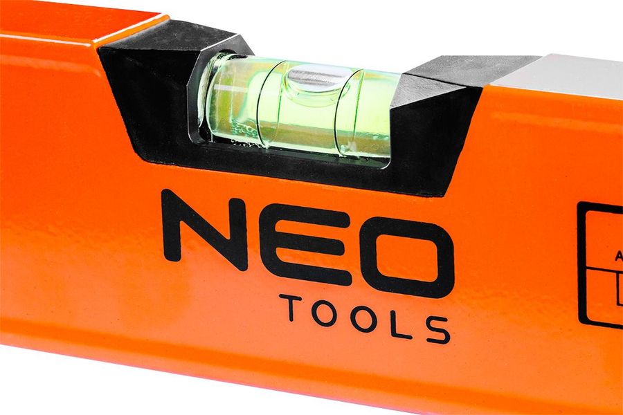 Уровень Neo Tools алюминиевый, 40 см, 2 капсулы, фрезерованный (71-081) 71-081 фото