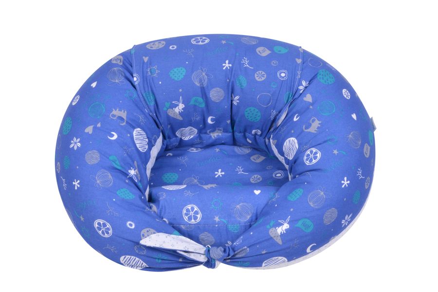 Набір аксесуарів для подушки Nuvita DreamWizard (наволочка, міні-подушка) Синій NV7101BLUE NV7101 фото