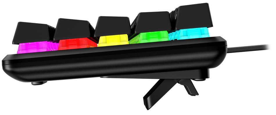 Клавіатура HyperX Alloy Origins 65 Red USB RGB ENG/RU, Black (4P5D6AX) 4P5D6AX фото