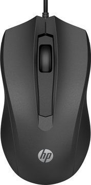 Миша HP 100 USB Black (6VY96AA) 6VY96AA фото