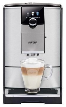 Кавомашина Nivona CafeRomatica, 2.2л, зерно+мелена, автомат.капуч, авторецептів -5, сіро-чорний (NICR799) NICR799 фото