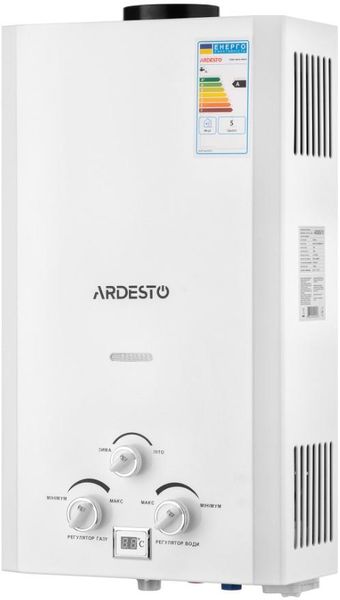 Газова колонка Ardesto X1 (TFGBH-10B-X1-WHITE) TFGBH-10B-X1-WHITE фото