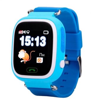 Дитячий телефон-годинник з GPS трекером GOGPS К04 синій K04BL