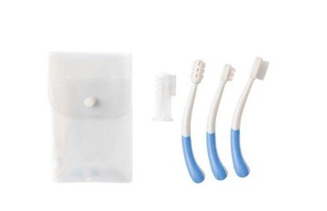Набір для догляду за зубами Nuvita 0міс+, блакитний - Уцінка NV1145Blue фото