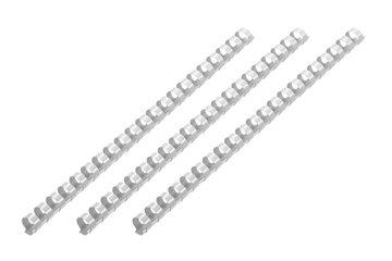 Пластиковые пружины для биндера 2E, 22мм, светло-серые, 50шт. 2E-PL22-50LG фото