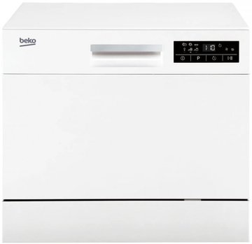 Посудомийна машина Beko настільна, 6компл., A+, 44см, дисплей, білий DTC36611W фото