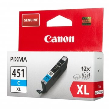 Картридж Canon CLI-451C XL (Cyan) Pixma MG5440/MG6340 (6473B001) 6473B001 фото