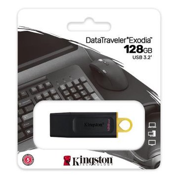 Накопитель Kingston 128GB USB 3.2 Type-A Gen1 DT Exodia (DTX/128GB) DTX/128GB фото