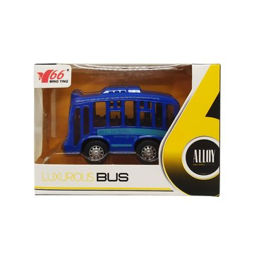 Дитячий металевий Автобус Bambi синій (MY66-Q1215(Blue)) MY66-Q1215(Blue) фото