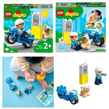Конструктор LEGO DUPLO Town Поліцейський мотоцикл 10967 10967 фото