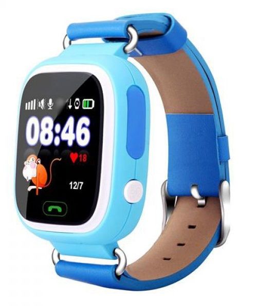 Дитячий телефон-годинник з GPS трекером GOGPS К04 синій K04BL K04PK фото