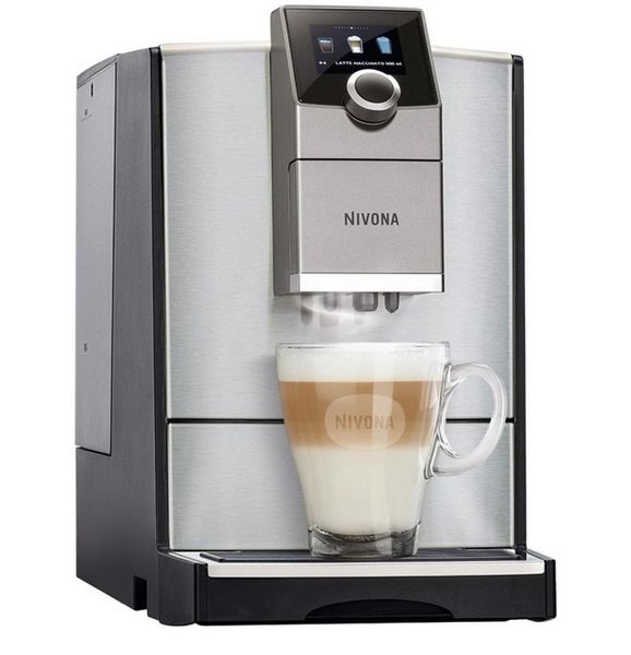 Кавомашина Nivona CafeRomatica, 2.2л, зерно+мелена, автомат.капуч, авторецептів -5, сіро-чорний (NICR799) NICR799 фото