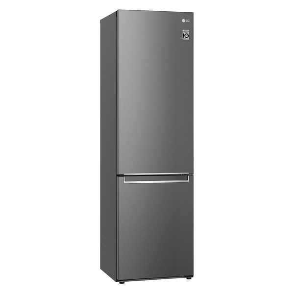 Холодильник LG з нижн. мороз., 203x60х68, холод.відд.-277л, мороз.відд.-107л, 2дв., А++, NF, інв., диспл внутр., зона св-ті, Metal Fresh, графіт (GW-B509SLNM) GW-B509SLNM фото