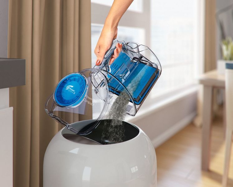Пилосос Philips контейнерний 3000 series&nbsp;, 900Вт, конт пил -1,5л, НЕРА, турбощітка, чорно-зелений - Уцінка FC9334/09 фото
