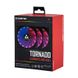 Набір корпусних вентиляторів CHIEFTEC TORNADO 3in1 ARGB, 3x120мм, 1200rpm, 6pin, 16dBa+Fan HUB+Remote Control (CF-3012-RGB)