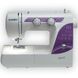 Швейна машина Lеader Agat електромех., 70 Вт, 22 швейні операції, LED, білий/фіолетовий (AGAT)