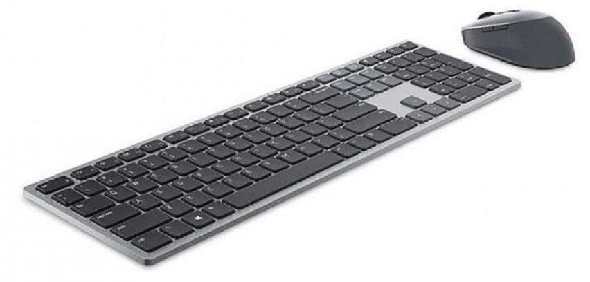 Комплект Dell Premier Multi-Device Wireless Keyboard and Mouse - KM7321W - Ukrainian (QWERTY) (580-AJQV) 580-AJQV фото