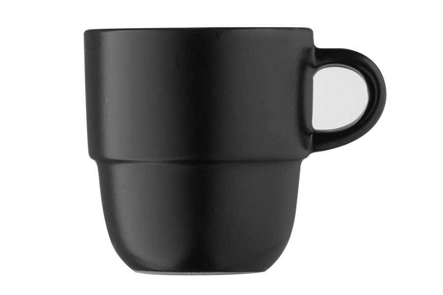 Чашка Ardesto Trento, 390 мл , чорна, кераміка (AR2939TB) AR2939T фото