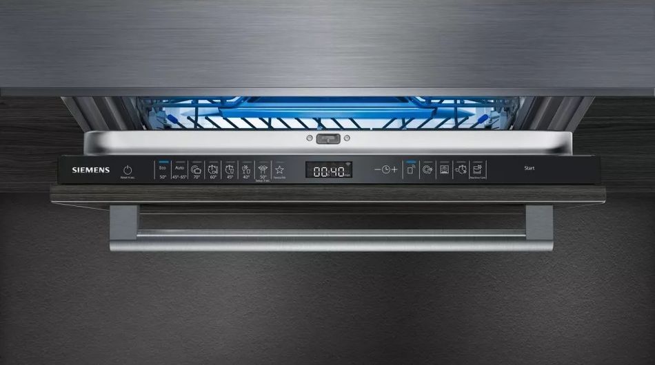 Посудомийна машина Siemens вбудовувана, 14компл., A+++, 60см, дисплей, 3й кошик, білий (SN65ZX49CE) SN65ZX49CE фото
