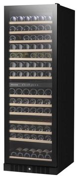 Холодильник Philco для вина, 177х59.5х68, холод.отд.-418л, зон - 1, бут-166, диспл, подсветка, черный - Уцінка PW166GD фото