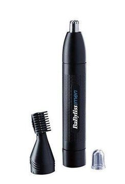 Тример для стрижки волосся в носі і вухах Babyliss , 2 насадки, чорний (E652E) E652E фото