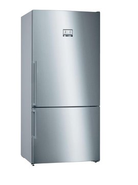 Холодильник Bosch з нижн. мороз., 186x80x86, xолод.відд.-479л, мороз.відд.-140л, 2дв., А++, NF, дисплей, нерж (KGN86HI306) KGN86HI306 фото