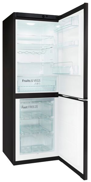 Холодильник Snaige з нижн. мороз., 176x62х65, холод.відд.-191л, мороз.відд.-88л, 2дв., A++, ST, чорний (RF53SM-S5JJ2E) RF53SM-S5JJ2E фото