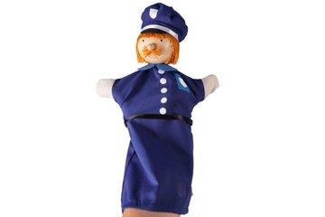 Лялька-рукавичка-Поліцейський Goki 51646G - Уцінка 51646G фото
