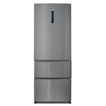 Холодильник Haier многодверный, 200.6x70х67.5, холод.отд.-343л, мороз.отд.-140л, 3дв., А++, NF, инв., дисплей, зона св-ти, нерж HTR7720DNMP A3FE742CMJ фото