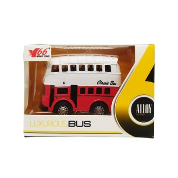 Дитячий металевий Автобус Bambi MY66-Q1215 Червоний інерційний MY66-Q1215(Red) фото