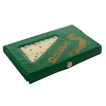Настольная игра Домино M 0003 в пенале (M 0003(Green)) M 0003(Green) фото