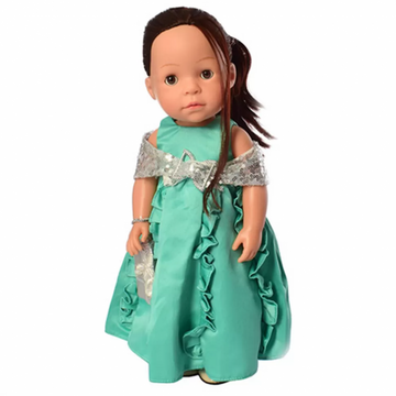 Интерактивная кукла в платье M 5414-15-2 с изучением стран и цифр Turquoise M 5414-15-2 фото