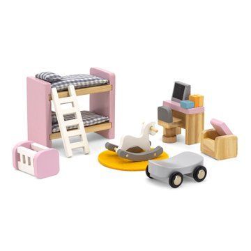 Дерев'яні меблі для ляльок Viga Toys PolarB Дитяча кімната (44036) 44036 фото