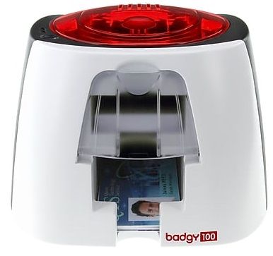 Принтер Badgy100 для друку на пластикових картках B12U0000RS фото