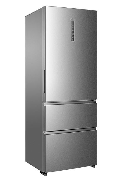 Холодильник Haier багатодверний, 190x70х67.6, холод.відд.-307л, мороз.відд.-129л, 3дв., А++, NF, інв., дисплей, зона св-ті, нерж (A3FE742CMJ) A3FE742CMJ фото