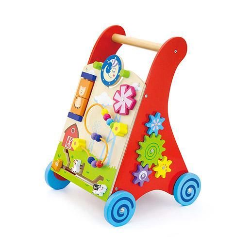 Детские ходунки-каталка Viga Toys с бизибордом (50950) 50950 фото