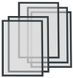 Рамки магнітні A4 сріблясті Magnetofix Frame Silver Set (1130332)