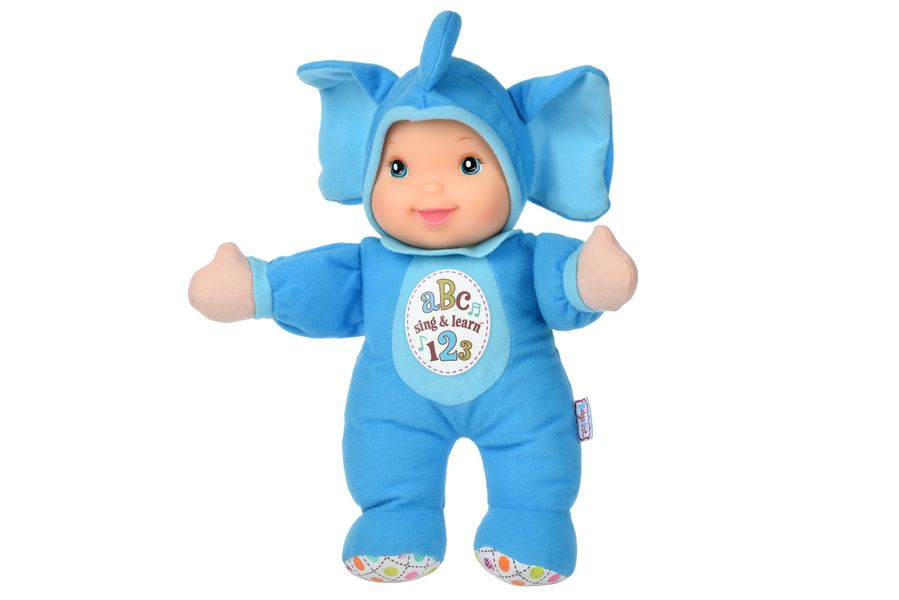 Кукла Sing and Learn Пой и Учись (голубой слоник) Baby's First 21180-1 - Уцінка 21180-1 фото