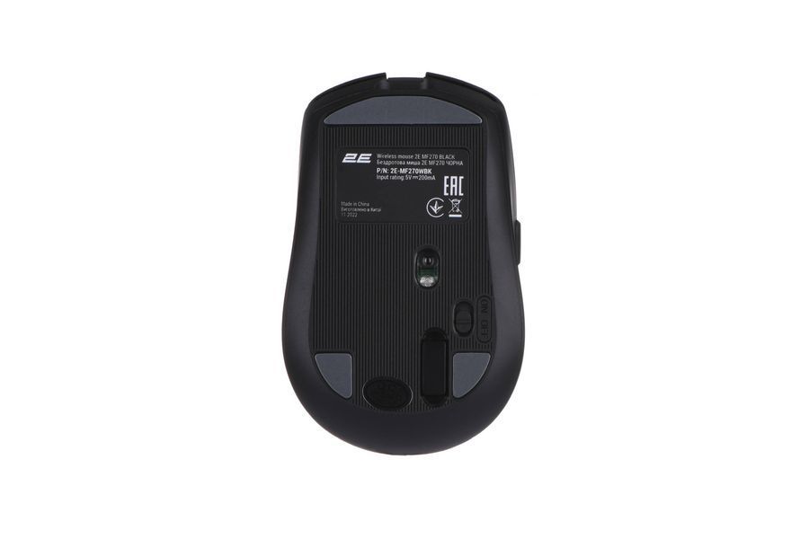 Мышь 2E MF270 Silent Rechargeable WL Black (2E-MF270WBK) 2E-MF270WBK фото