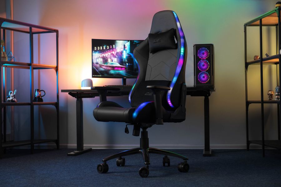 Кресло 2E GAMING OGAMA II RGB Black (2E-GC-OGA-BKRGB) 2E-GC-OGA-BKRGB фото